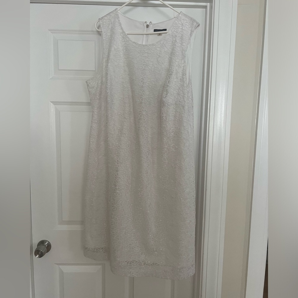 Tommy Hilfiger white monochromatic dress